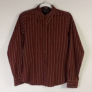 Eddie Wrinkle Resistant Button Up Long Sleeve Shirt Size XS